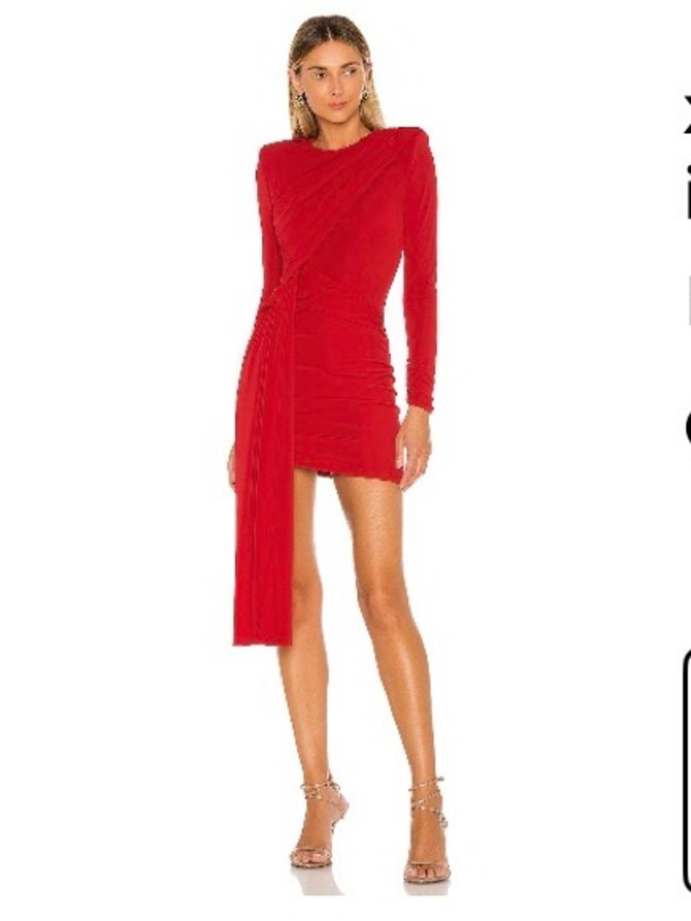 X Revolve Felix Mini Dress by Michael Costello in Red